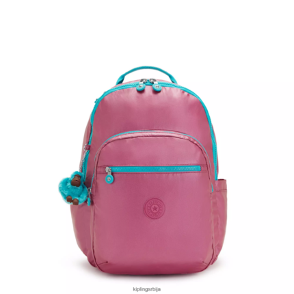 "торбе" сеул велики металик ранац за лаптоп од 15 инча RRJTP8459 Kipling Жене свеже розе металик